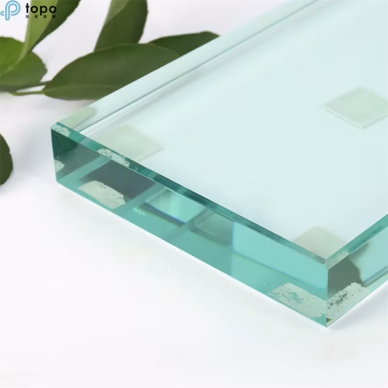 Suministro de la fábrica de Guangzhou 2mm-25mm transparente claro edificio de construcción de vidrio flotado (W-TP)